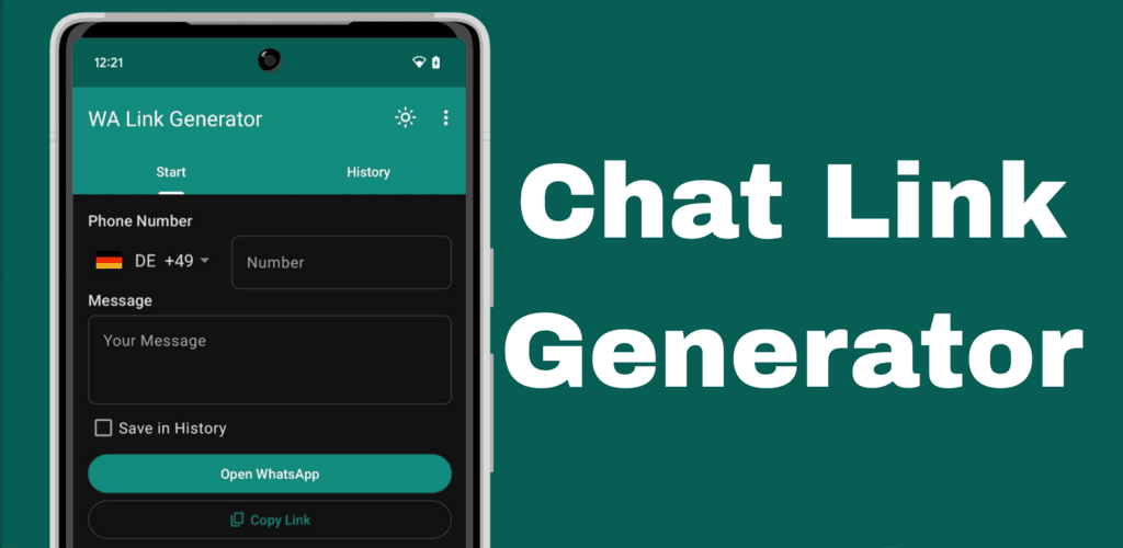 Chat Link Generator